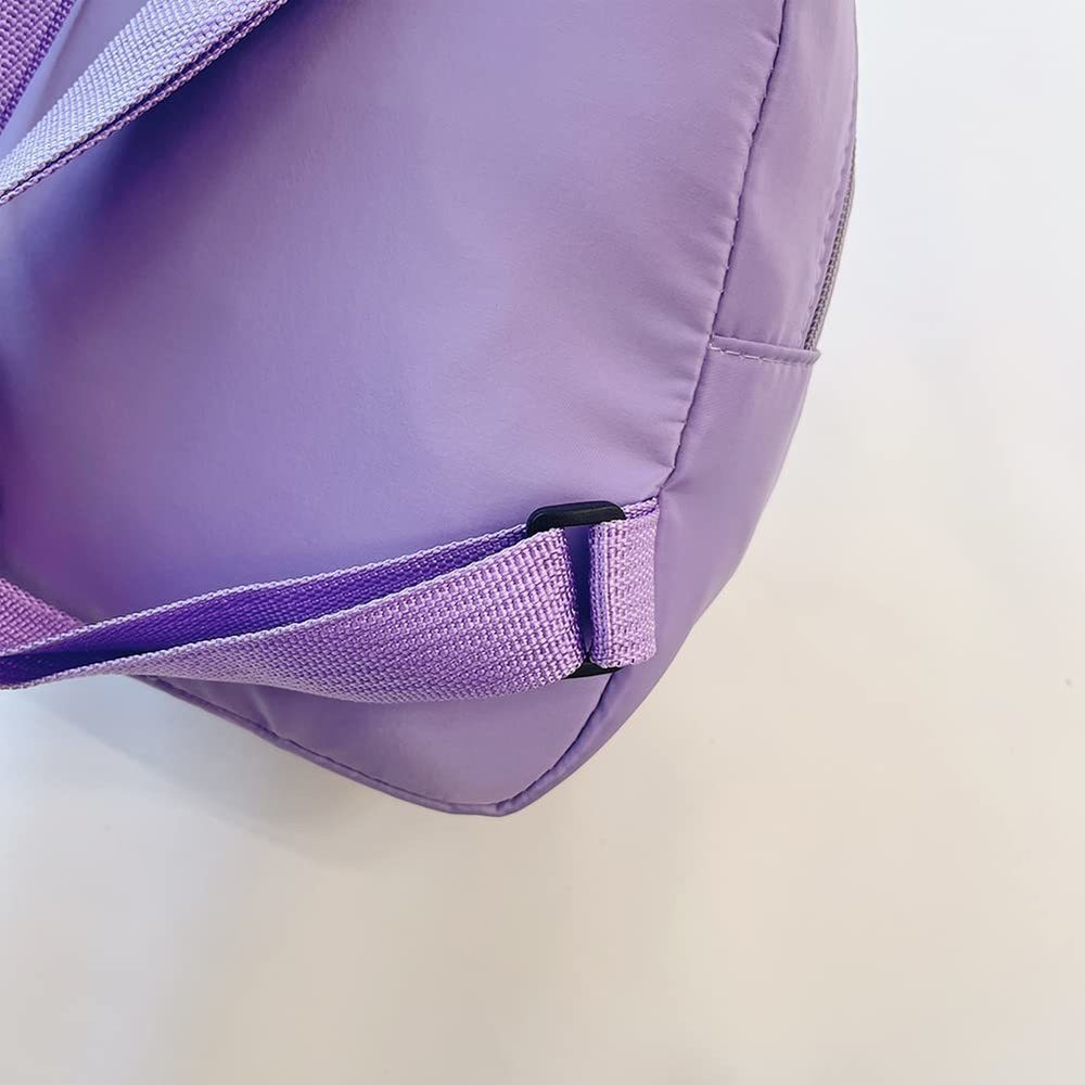 Casual Nylon Mini Backpack Fashion Solid Color Prey Style Female c: - Picture 5 of 8